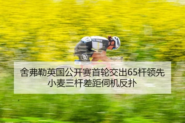 舍弗勒英国公开赛首轮交出65杆领先 小麦三杆差距伺机反扑